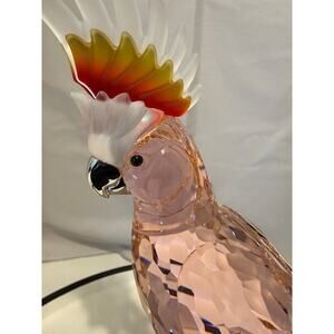 Swarovski Crystal Paradise Birds "COCKATOO RED" Figurine #0718565 - NIB + Cert
